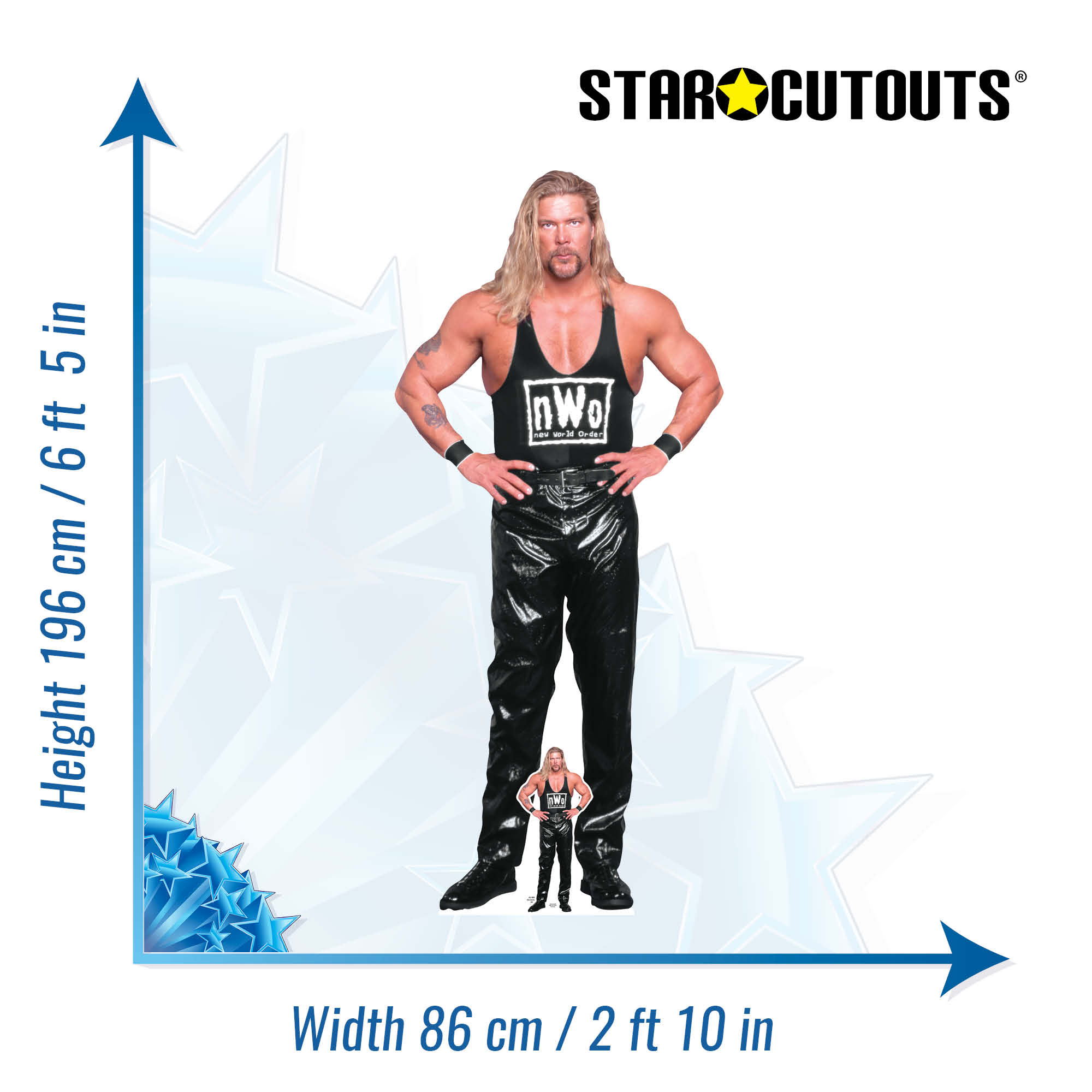 Kevin Nash WWE Cardboard Cut Out (nWo)