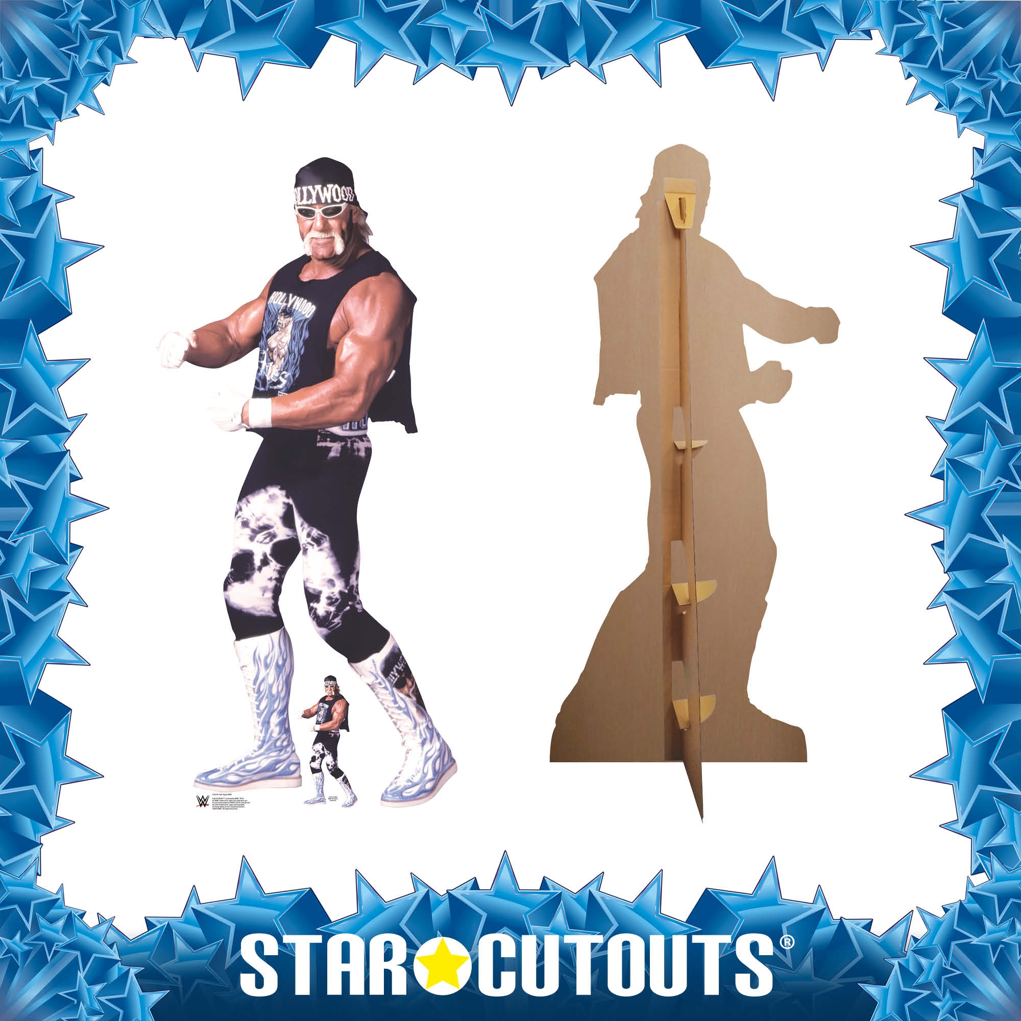 Hollywood Hulk Hogan WWE Cardboard Cut Out