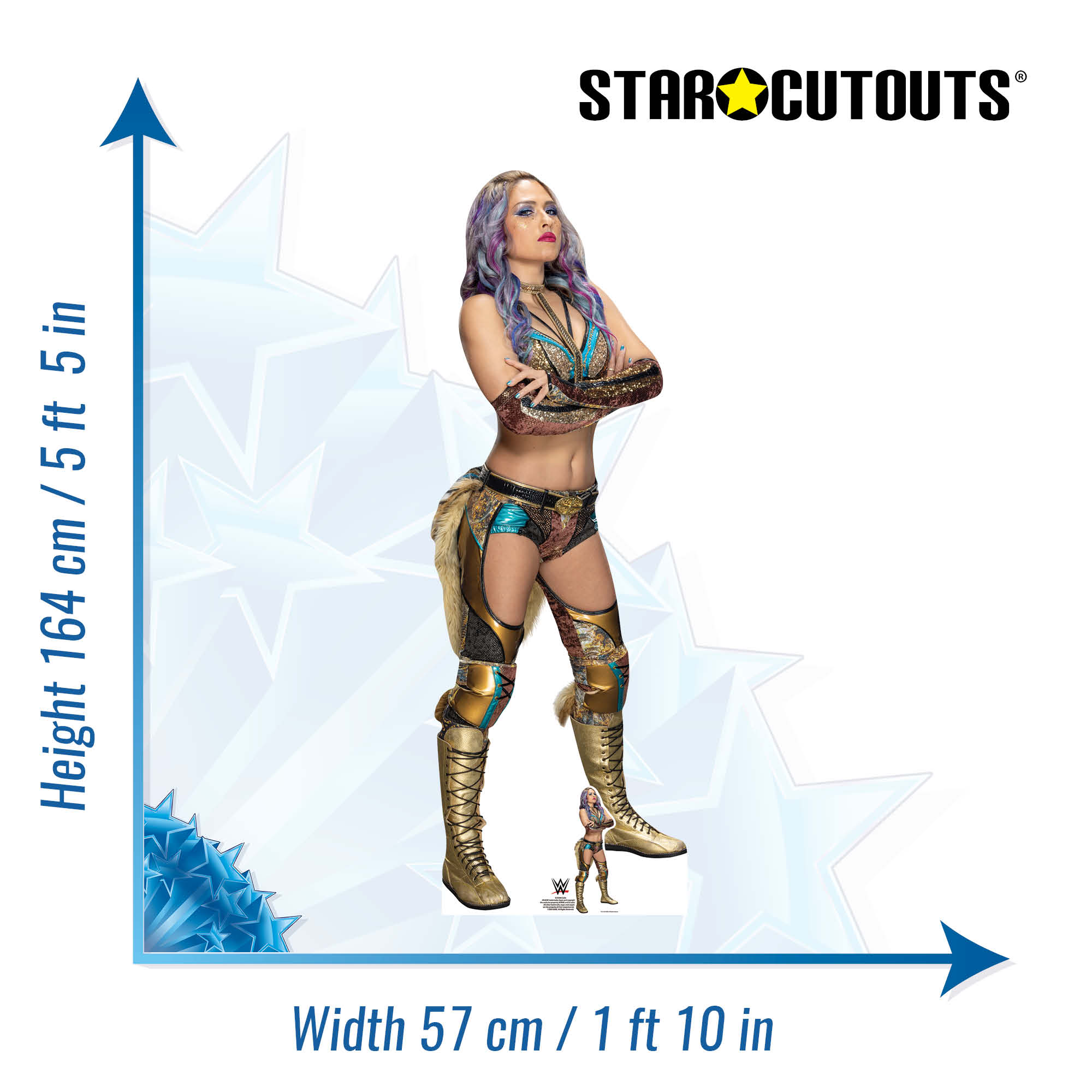 Giulia WWE Cardboard Cut Out