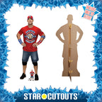 John Cena WWE Cardboard Cut Out (Red T-Shirt)