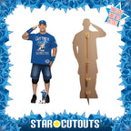 John Cena WWE Cardboard Cut Out (Blue T-Shirt)