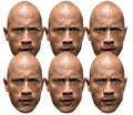 The Rock WWE Face Masks (6-pack)