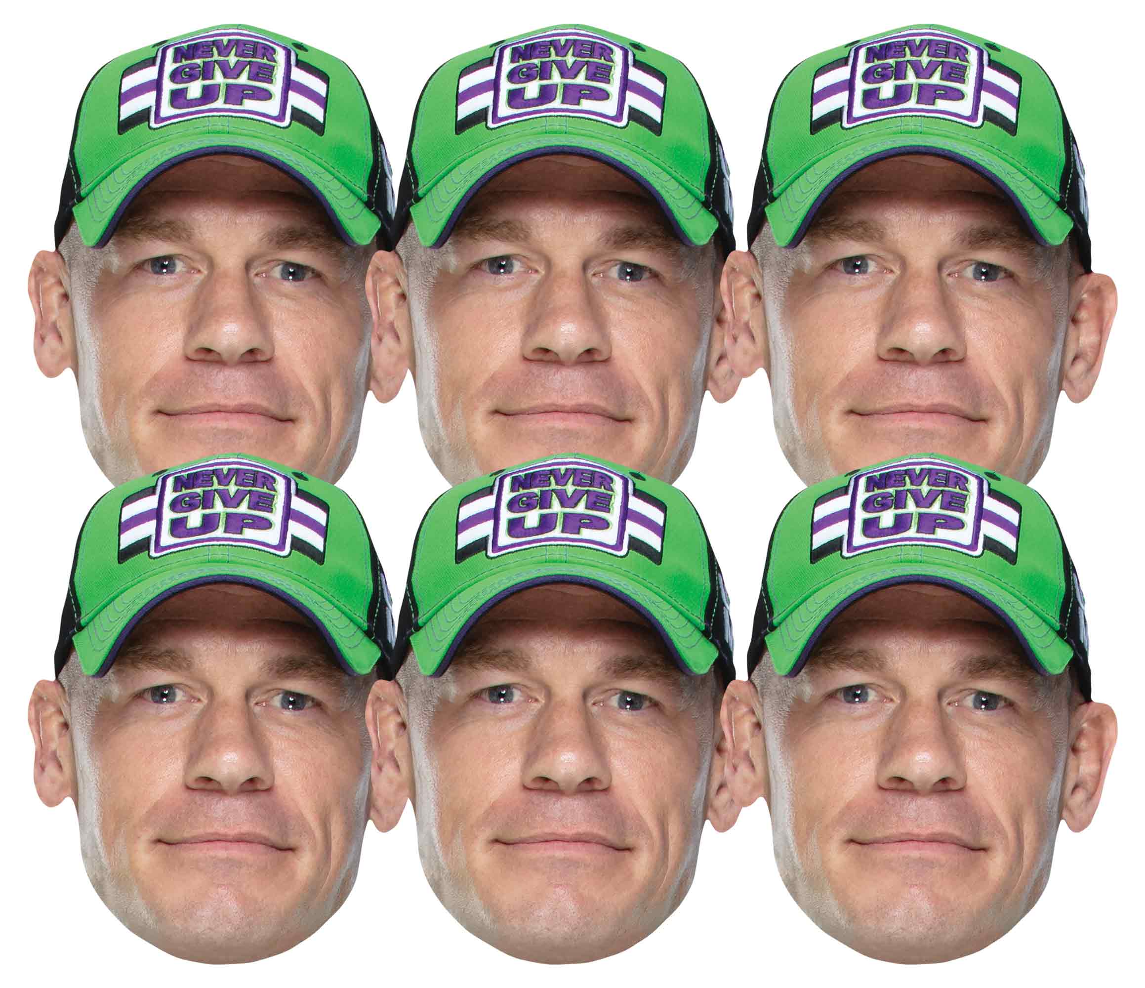John Cena WWE Face Masks (6-pack)