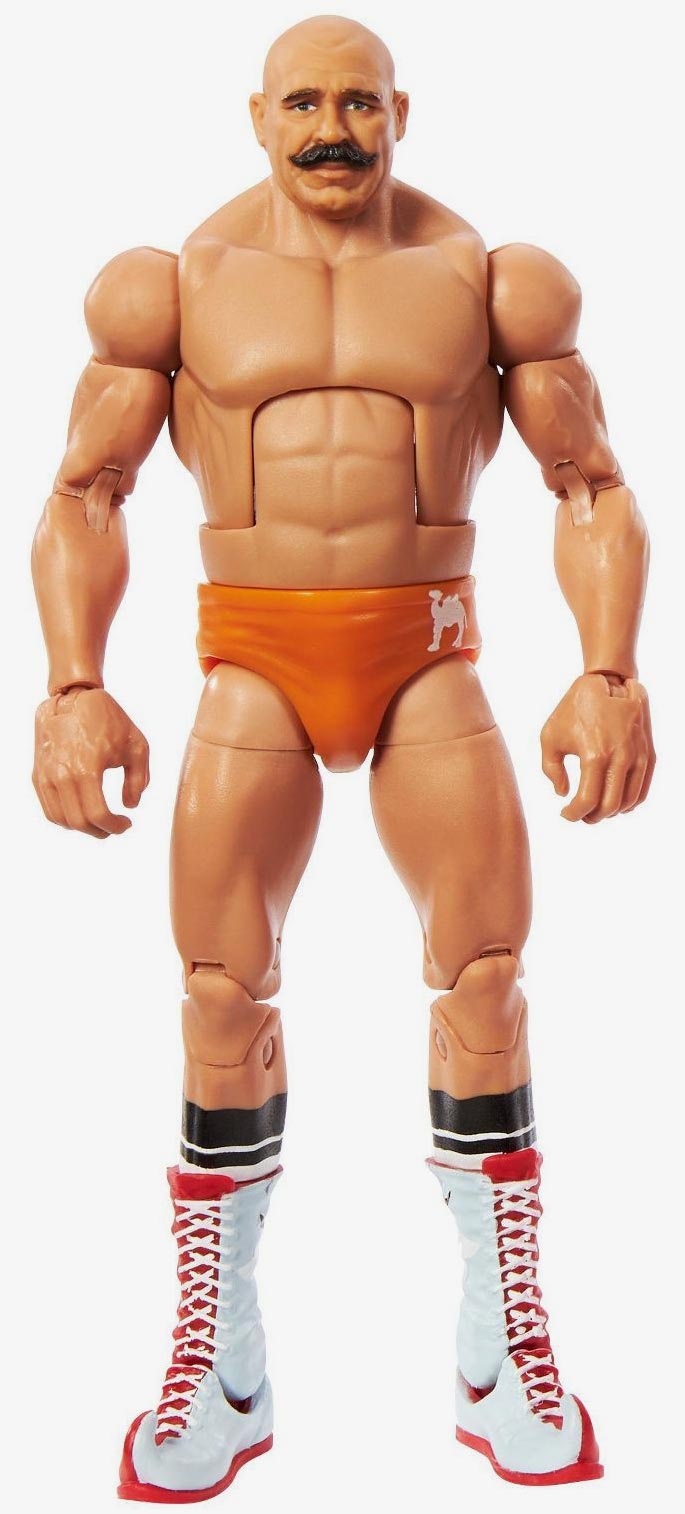 Mattel WWE Statuetta Articolata Iron Sheik – Collezione Elite Legend, Con Accessori E Tecnologia TrueFX (15 Cm)