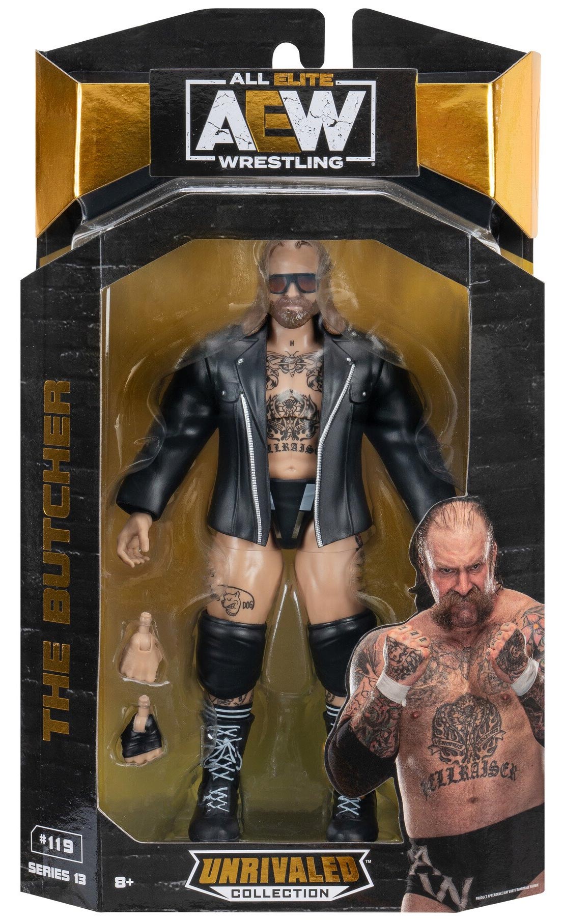 The Butcher - AEW Unrivaled Collection Series #13 (Damaged Packaging)