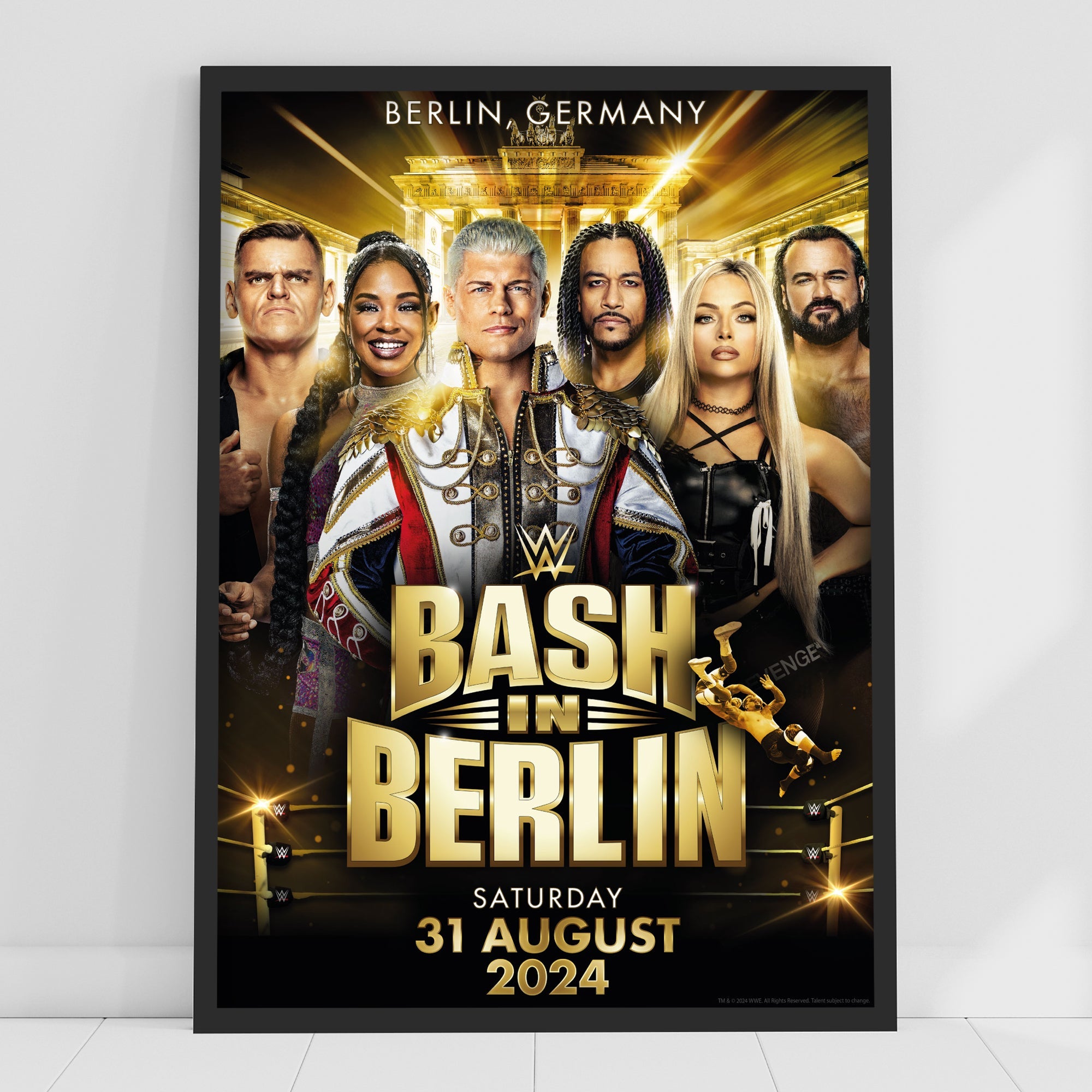 WWE Bash in Berlin Group Print Poster