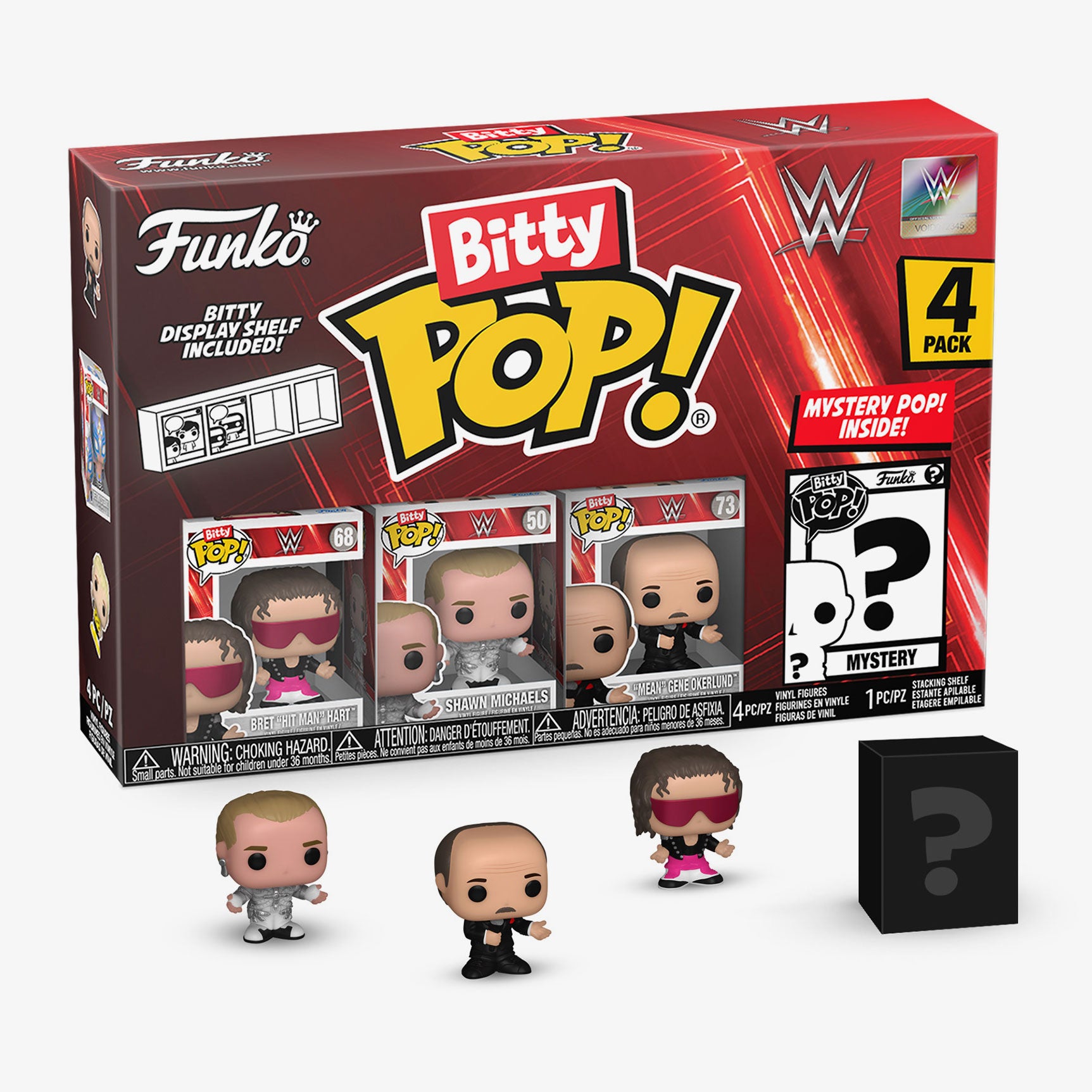 Figurine - FUNKO - 2-Pack: WWE - The Rock et Mankind - Métallique Figurine - FUNKO - 2-Pack: WWE - The Rock et Mankind - Métallique