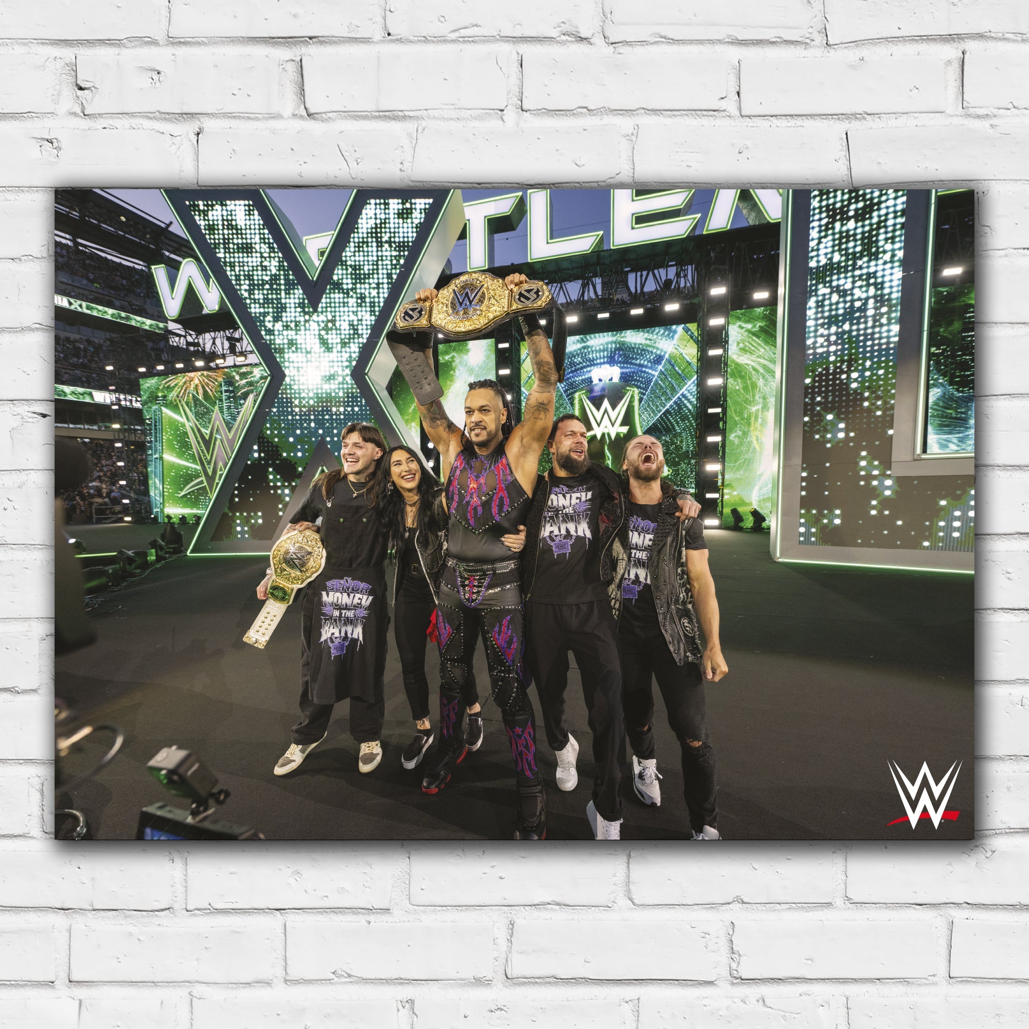 Damian Priest Belt Judgement Day WrestleMania WWE Print Poster