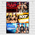 WWE Group Weekly Programming Print Poster