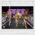 Jade Cargill Bianca Belair & Naomi WrestleMania Entrance WWE Print Poster