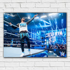 Jey Uso on Ring Side WWE Print Poster