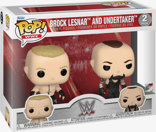 Brock Lesnar & Undertaker WWE POP Vinyl 2-Pack