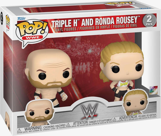 Triple H & Ronda Rousey WWE POP Vinyl 2-Pack