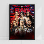 WWE RAW Weekly Programming Print Poster