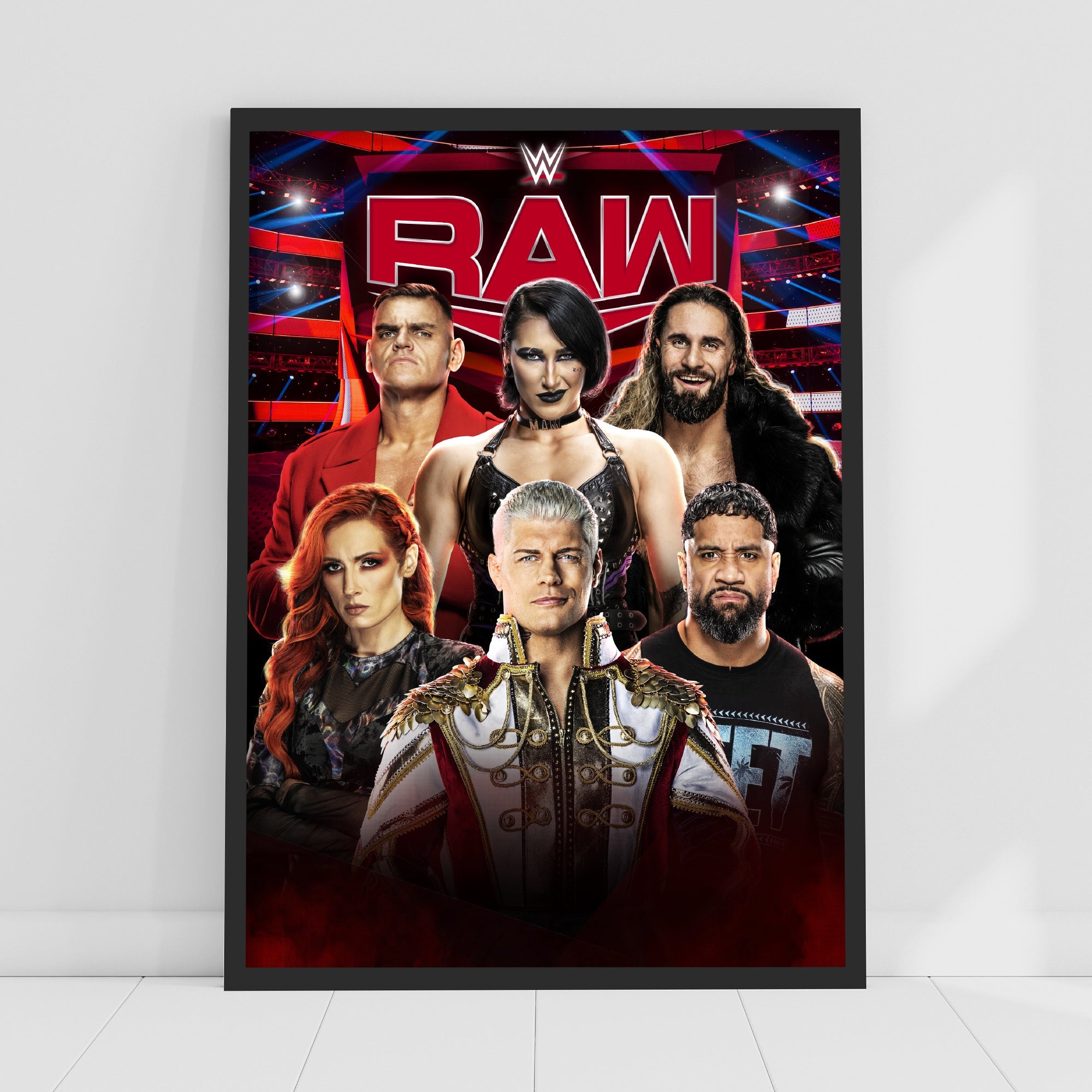WWE RAW Weekly Programming Print Poster