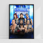 WWE SmackDown Weekly Programming Print Poster