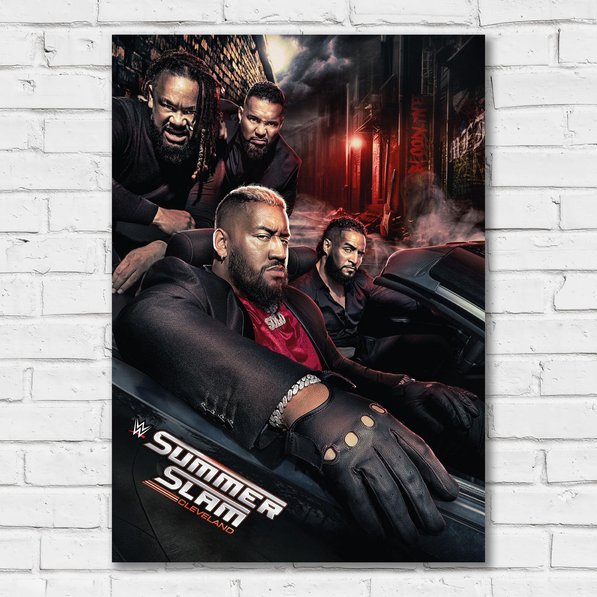 WWE SummerSlam Cleveland Car Print Poster