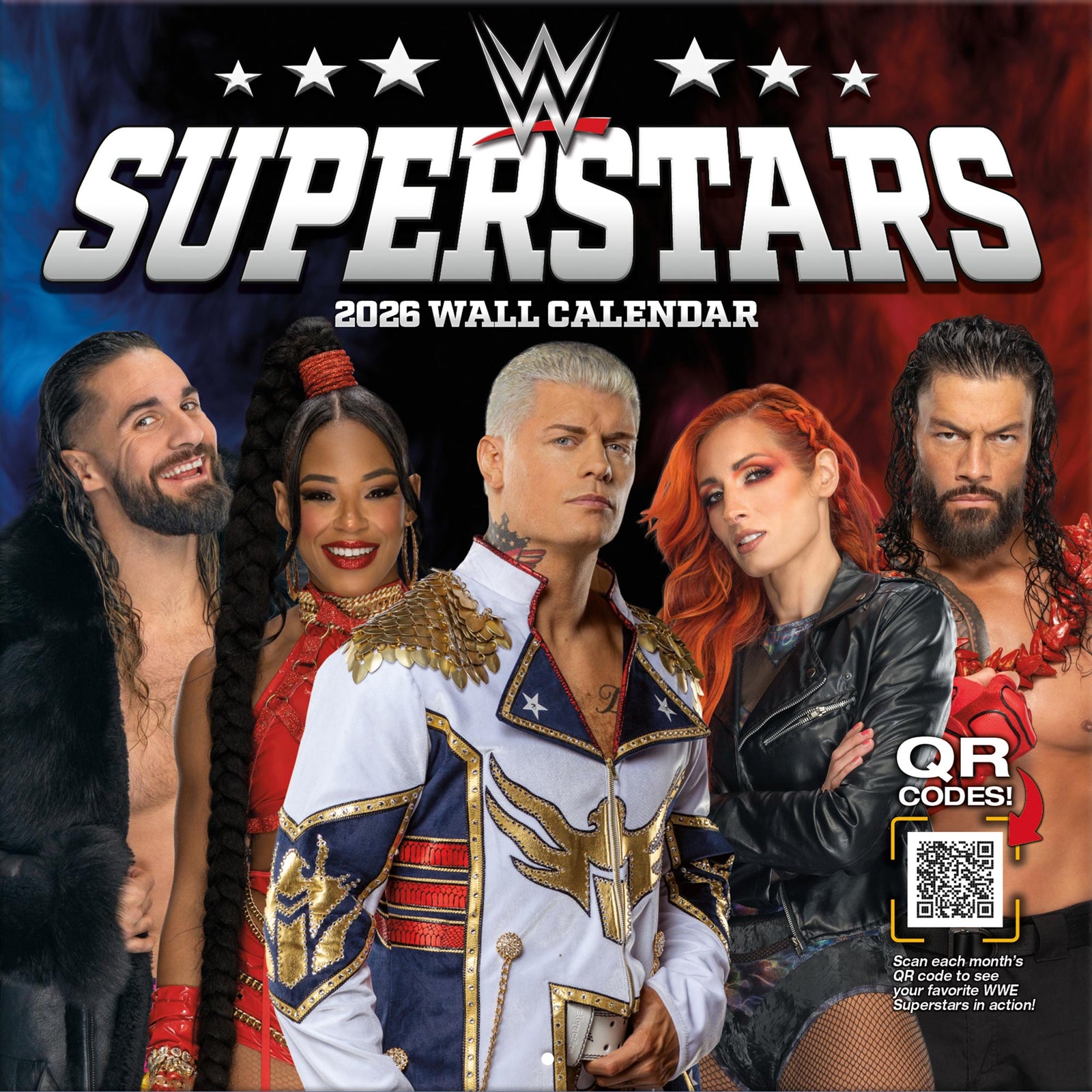 WWE Superstars 2026 Calendar Wrestlingshop wwe-superstars-2026-calendar-wrestlingshop