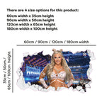 Tiffany Stratton WWE Broken Wall Sticker