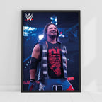 AJ Styles in Ring WWE Print Poster