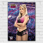 Alexa Bliss Crowd WWE Print Poster
