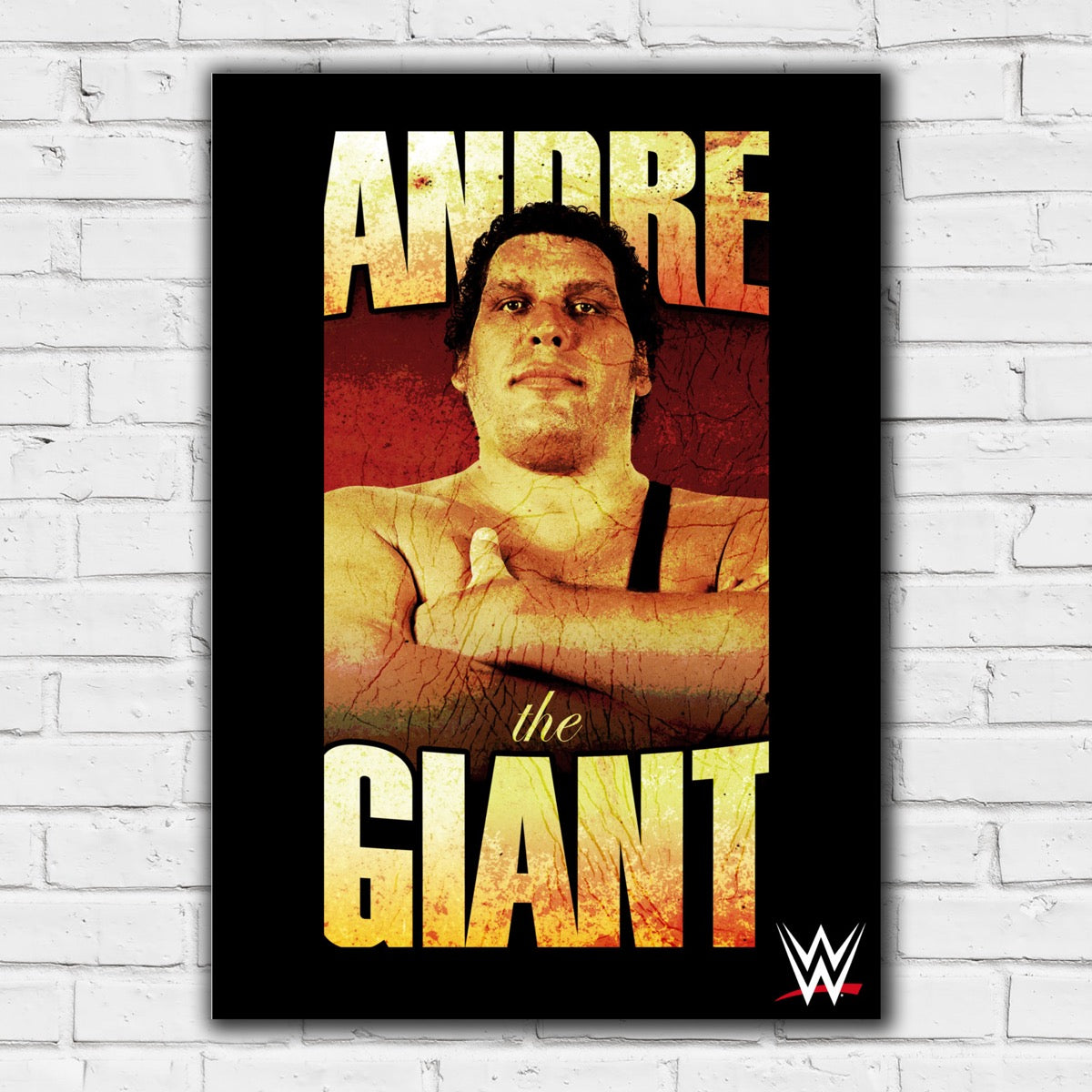 Andre the Giant Graphic WWE Print Poster