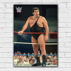 Andre the Giant in Ring WWE Print Poster