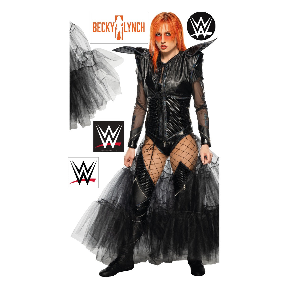 Becky Lynch WWE Decal + Bonus Wall Sticker Set