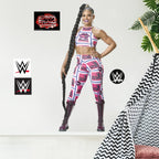 Bianca Belair WWE Wall Sticker + Bonus Wall Decal Set