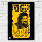 Cactus Jack WWE Wanted Print Poster