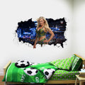 Charlotte Flair WWE Broken Wall Sticker