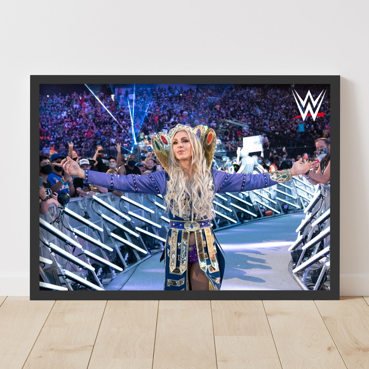 Charlotte Flair Entrance Graphic WWE Print Poster