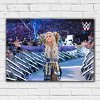 Charlotte Flair Entrance Graphic WWE Print Poster