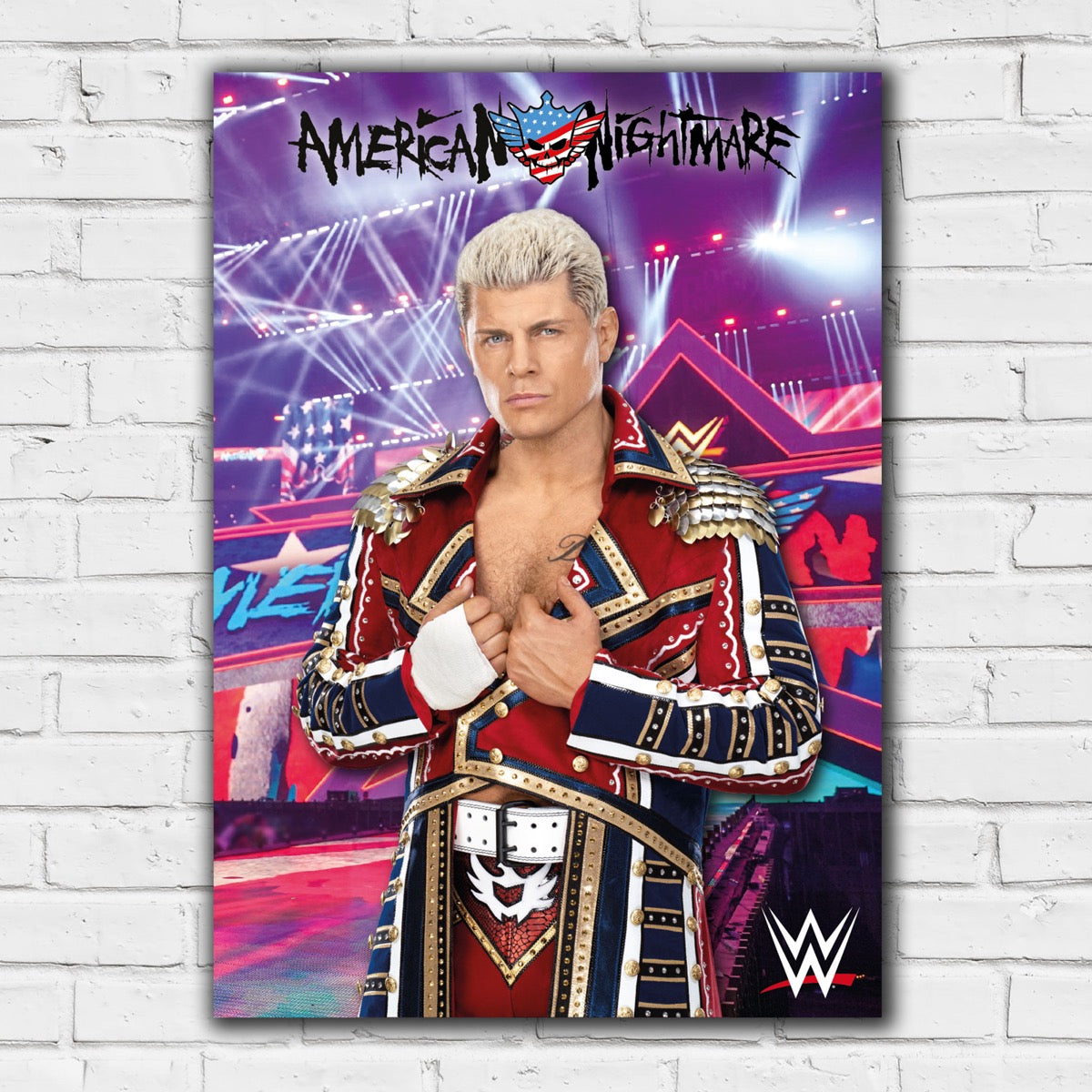 Cody Rhodes Crowd WWE Print Poster