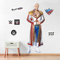 Cody Rhodes WWE Wall Sticker + Bonus Wall Decal Set