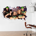 D-Generation X WWE Broken Wall Sticker