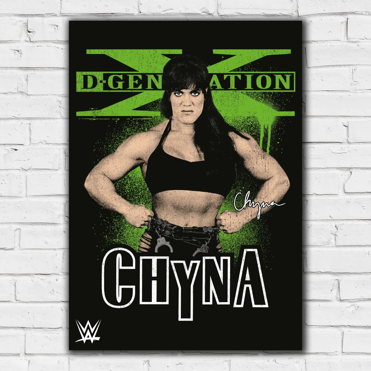 D Generation X Chyna WWE Print Poster
