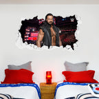 Drew McIntyre WWE Broken Wall Sticker