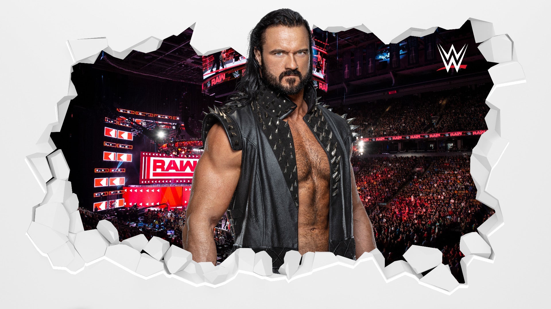 Drew McIntyre WWE Broken Wall Sticker