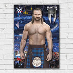 Drew McIntyre Crowd WWE Print Poster