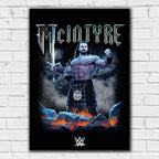 Drew McIntyre Sword WWE Print Poster