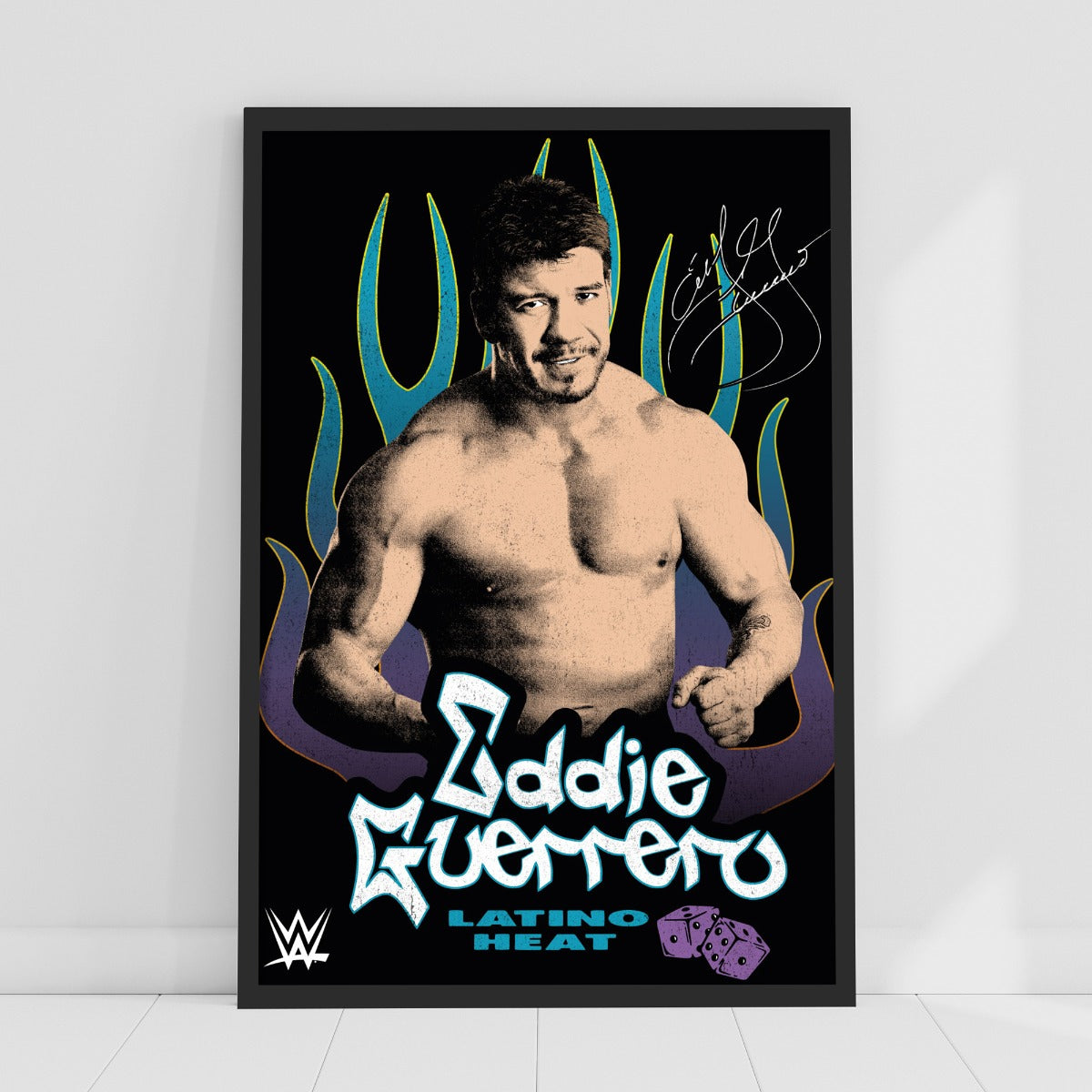 Eddie Guerrero WWE Latino Heat Print Poster