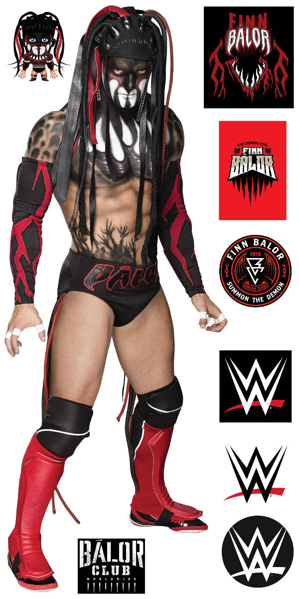 Finn Balor WWE Decal 1 + Bonus Wall Sticker Set