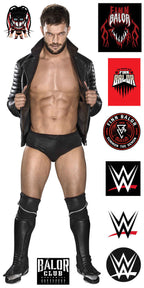 Finn Balor WWE Decal 2 + Bonus Wall Sticker Set