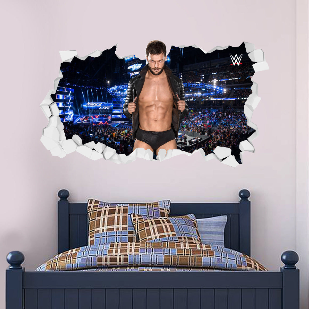 Finn Balor WWE Broken Wall Sticker