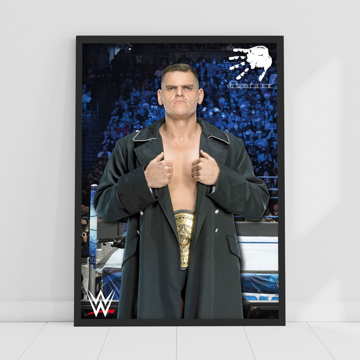 Gunther Crowd WWE Print Poster