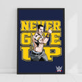 John Cena Never Give Up WWE Print Poster