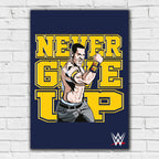 John Cena Never Give Up WWE Print Poster