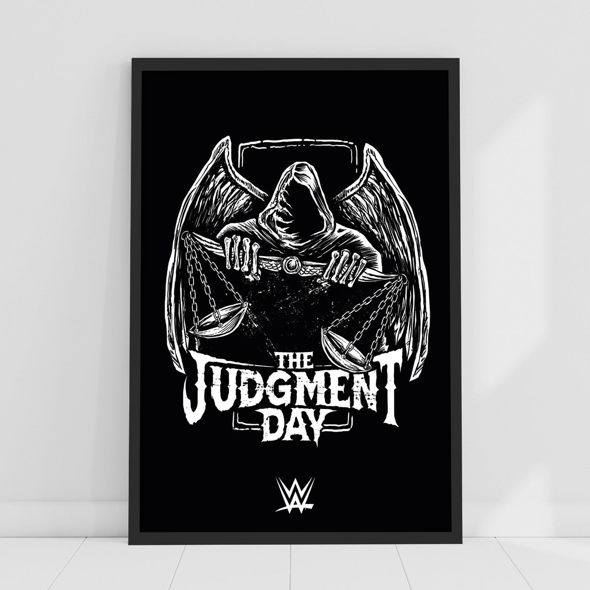 Judgement Day Black & White Sketch WWE Print Poster