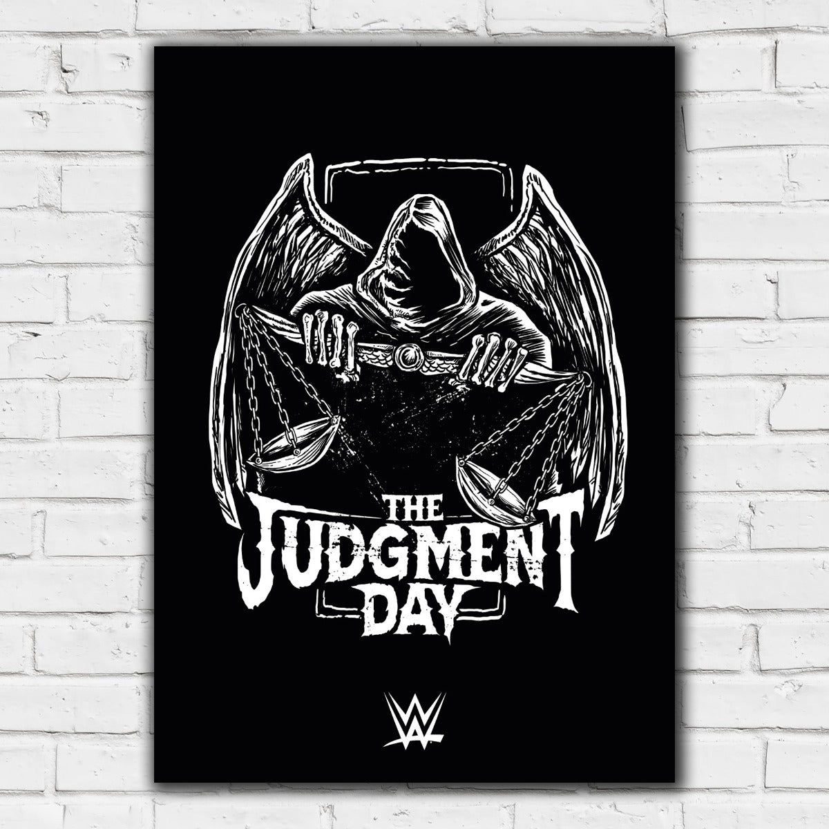 Judgement Day Black & White Sketch WWE Print Poster
